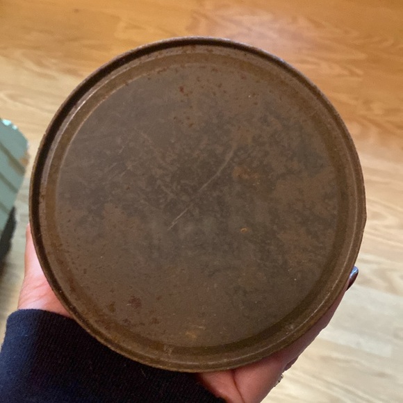 Vintage 1938 Luzianne Red Coffee Can Great Graphics - Picture 4 of 4